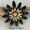 FASHION PETALS Pin - Black FASHION PETALS Pin - Black