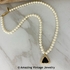 Faux Pearl Necklace with Enhancer