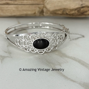 FILIGREE JET ONYX Bracelet
