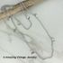 FLUTTER BYES Necklace - Silvertone HOSTESS