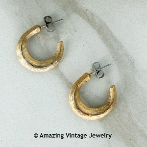 FREE STYLE Earrings - Goldtone