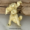 Gold Dog Pin Gold Dog Pin