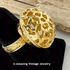 Gold Filigree Dome Ring