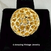 Gold Filigree Dome Ring