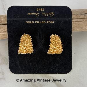 GOLDEN SUNSET Pierced Earrings
