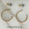 Goldtone Convertible Hoop Earrings