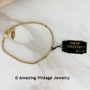 Goldtone Tennis Bracelet