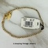 Goldtone Tennis Bracelet