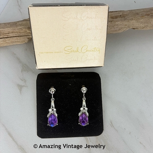 HELIOTROPE Earrings in Original Box