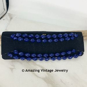 HOLIDAY BEADS Necklace - Navy