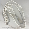 HOLIDAY GARDEN Necklace - White/Silvertone