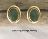 JADE OVAL Earrings