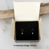 JET ELEGANCE Pierced Earrings in Box