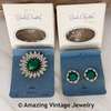 KATHLEEN Pin & Earrings Set in Original Boxes