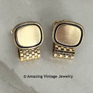 KENTUCKY DERBY Cuff Links - Goldtone