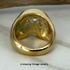 Men's Rhinestone Horseshoe and US Coin Ring - Size 9