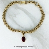 MISS SARAH Birthstone Bracelet - July Ruby