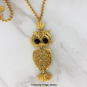 Owl Necklace - New Sarah Coventry