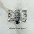 QUEEN'S LACE Ring - Silvertone