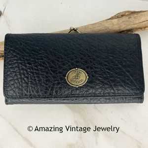 Sarah Coventry Black Leather Wallet