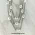 PEARLY WHITES Necklace & Earrings Set