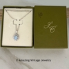 SILVERY MOONSTONE Necklace in the Box