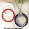 SPANGLE BANGLES Necklace - Red, White, Blue