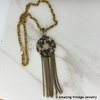 SPANISH MOSS Necklace - Goldtone