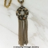 SPANISH MOSS Necklace - Goldtone