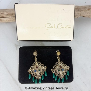 TEMPLE-LITES Earrings in Original Box