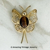 TIGER EYE BUTTERFLY Pin
