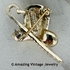 Top Hat Pin - Goldtone