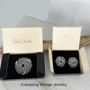 TRELLIS Pin and Earrings Set in Box
