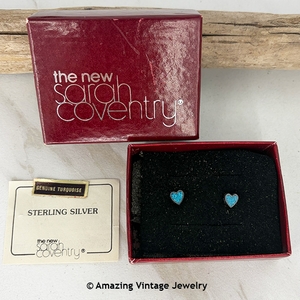 TRUE BLUE Pierced Earrings - Sterling