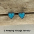 TRUE BLUE Pierced Earrings - Sterling