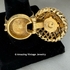 VANDA USA Goldtone Perfume Ring