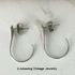 VENETIAN Pierced Earrings - Silvertone