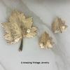 WHISPERING LEAF Pin & Earrings Set