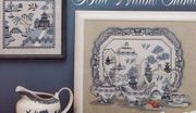 Forget-Me-Nots  Blue Willow China by Angela Pullen