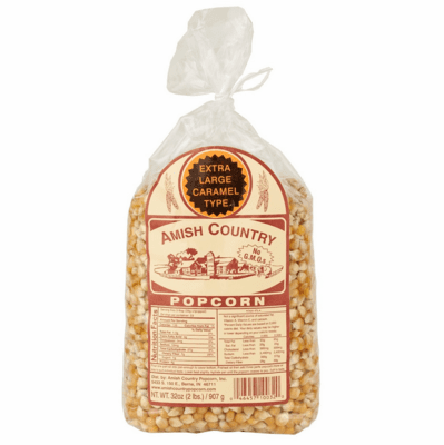 Amish Country Popcorn, Extra Large Caramel Corn Type, 2 Pound Bag