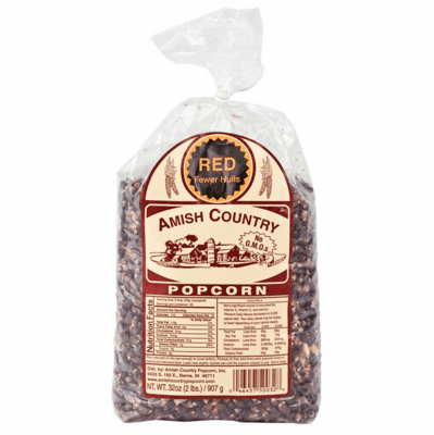Amish Country Popcorn, Red, 2 Pound Bag