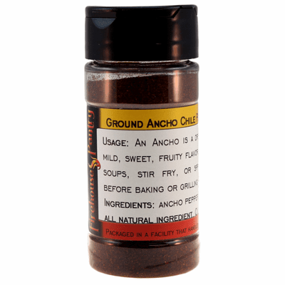 Ancho Chili Pepper, Ground, in a Spice Jar (2.29 oz.)