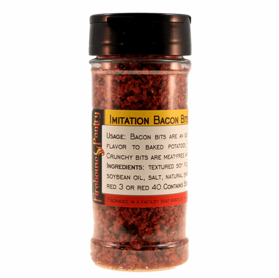 Bacon Bits, Imitation, in a Large Spice Jar (3.53 oz.)