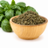 Basil Leaves, Cut & Sifted, in a Spice Jar (0.71 oz.)