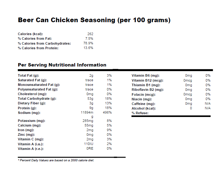 Beer Can Chicken Popcorn & Pork Rind Flavor by Firehouse Flavors