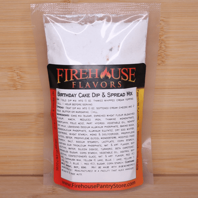 Birthday Cake Batter Dip & Spread Mix, Single Recipe Package