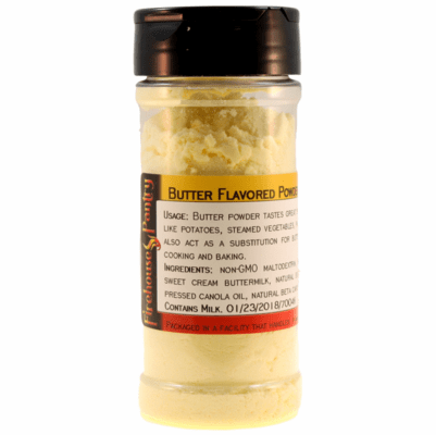 Butter Powder in a Large Spice Jar (4.06 oz.)