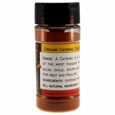 Cayenne Chili Pepper, Ground, in a Spice Jar (2.12 oz.)