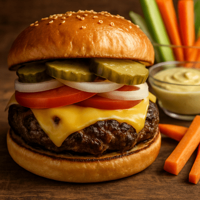 Char-Grilled Cheeseburger Dip & Spread Mix, Case of 24 Packets