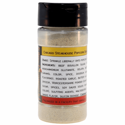 Chicago Steakhouse Popcorn Seasoning in a Spice Jar (3 oz.)